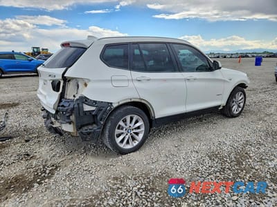 Trzecie zdjęcie samochodu z tyłu: 2015 BMW X3 XDRIVE28I VIN:5UXWX9C59F0D55857 - miniatura