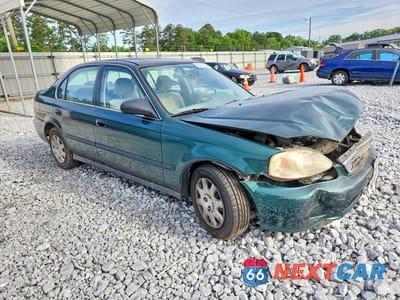 Czwarte zdjęcie samochodu z boku: 2000 HONDA CIVIC LX VIN:1HGEJ6675YL027717 - miniatura