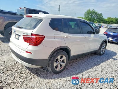 Trzecie zdjęcie samochodu z tyłu: 2012 BMW X3 XDRIVE28I VIN:5UXWX5C53CL724261 - miniatura