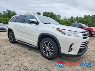 Czwarte zdjęcie samochodu z boku: 2017 TOYOTA HIGHLANDER HYBRID XLE VIN:5TDJGRFH0HS022896 - miniatura