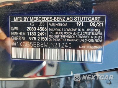 Zdjęcie 12 z 12 samochodu: 2021 MERCEDES-BENZ A 35 AMG VIN:W1K3G5BB8MJ321245 - miniatura
