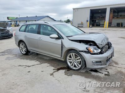 Czwarte zdjęcie samochodu z boku: 2016 VOLKSWAGEN GOLF SPORTWAGEN S VIN:3VWC17AU5GM505167 - miniatura
