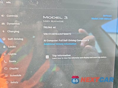 Zdjęcie 9 z 13 samochodu: 2019 TESLA MODEL 3 VIN:5YJ3E1EA2KF189972 - miniatura