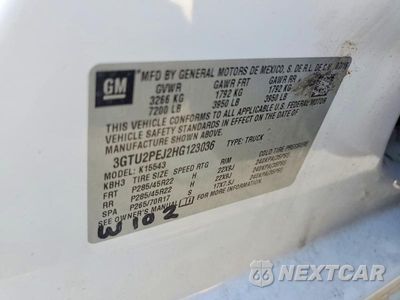 Zdjęcie 13 z 13 samochodu: 2017 GMC SIERRA K1500 DENALI VIN:3GTU2PEJ2HG123036 - miniatura