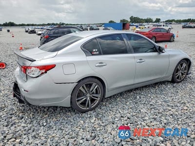 Trzecie zdjęcie samochodu z tyłu: 2016 INFINITI Q50 SPORT VIN:JN1EV7AP6GM306461 - miniatura