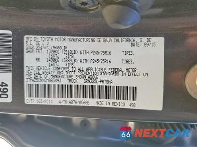 Zdjęcie 12 z 12 samochodu: 2016 TOYOTA TACOMA SR5 V6 VIN:3TMAZ5CNXGM003493 - miniatura