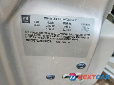 Zdjęcie 12 z 12 samochodu: 2007 CADILLAC CTS HI FEATURE V6 VIN:1G6DP577370106355 - miniatura
