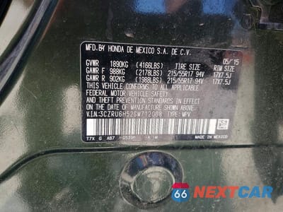 Zdjęcie 13 z 13 samochodu: 2016 HONDA HR-V EX VIN:3CZRU6H52GM712008 - miniatura