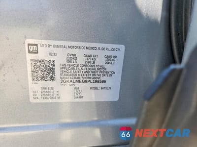 Zdjęcie 13 z 13 samochodu: 2023 GMC TERRAIN SLE VIN:3GKALMEG9PL198586 - miniatura