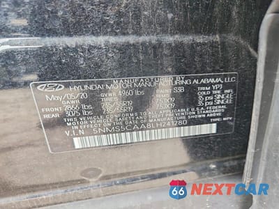 Zdjęcie 13 z 13 samochodu: 2020 HYUNDAI SANTA FE LIMITED 2.0T VIN:5NMS5CAA8LH241280 - miniatura