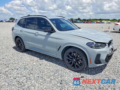 Czwarte zdjęcie samochodu z boku: 2022 BMW X3 M40I VIN:5UX83DP04N9L14548 - miniatura