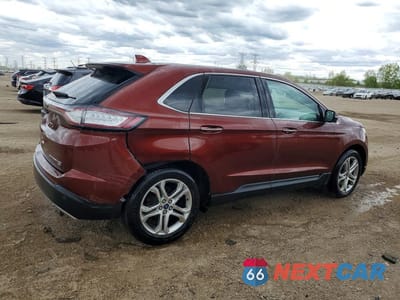 Trzecie zdjęcie samochodu z tyłu: 2016 FORD EDGE TITANIUM VIN:2FMPK4K89GBB79338 - miniatura
