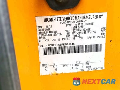 Zdjęcie 12 z 12 samochodu: 2015 FORD F350 SUPER DUTY VIN:1FDRF3E68FEB95616 - miniatura