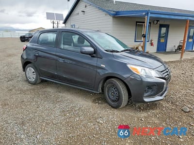 Czwarte zdjęcie samochodu z boku: 2024 MITSUBISHI MIRAGE ES VIN:ML32AUHJ8RH019682 - miniatura