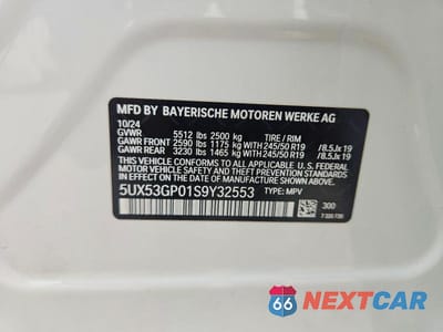Zdjęcie 13 z 13 samochodu: 2025 BMW X3 30 XDRIVE VIN:5UX53GP01S9Y32553 - miniatura