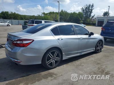 Trzecie zdjęcie samochodu z tyłu: 2017 HONDA ACCORD SPORT SPE VIN:XHGCR2F19HA171691 - miniatura