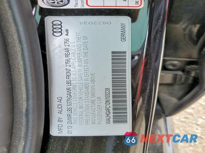 Zdjęcie 12 z 12 samochodu: 2013 AUDI A6 PRESTIGE VIN:WAUHGAFC1DN103228 - miniatura