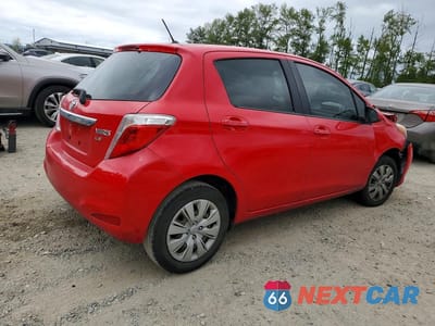 Trzecie zdjęcie samochodu z tyłu: 2012 TOYOTA YARIS 5-DOOR LE VIN:JTDKTUD33CD541956 - miniatura
