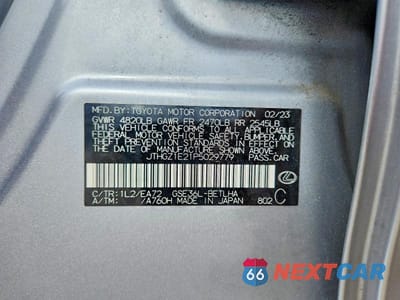 Zdjęcie 12 z 12 samochodu: 2023 LEXUS IS 350 F SPORT VIN:JTHGZ1E21P5029779 - miniatura