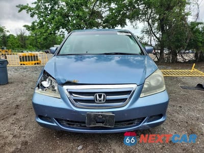 Piąte zdjęcie samochodu w środku: 2007 HONDA ODYSSEY EX VIN:5FNRL38487B005255 - miniatura