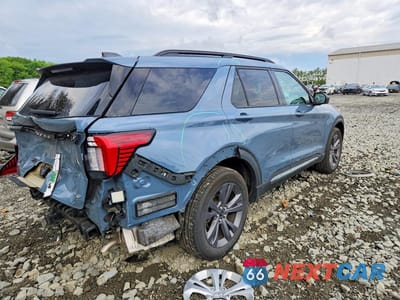 Trzecie zdjęcie samochodu z tyłu: 2025 FORD EXPLORER ACTIVE VIN:1FMUK8DHXSGB01594 - miniatura