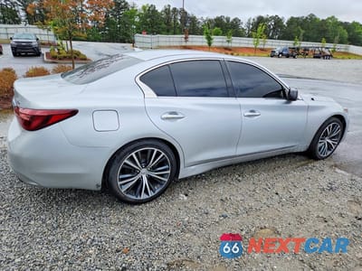 Trzecie zdjęcie samochodu z tyłu: 2018 INFINITI Q50 3.0T LUXE VIN:JN1EV7AR2JM436617 - miniatura