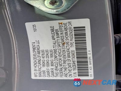 Zdjęcie 12 z 12 samochodu: 2026 ACURA INTEGRA A-SPEC TECH VIN:19UDE4H61TA004030 - miniatura