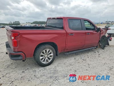 Trzecie zdjęcie samochodu z tyłu: 2020 CHEVROLET SILVERADO C1500 CUSTOM VIN:3GCPWBEH8LG260704 - miniatura