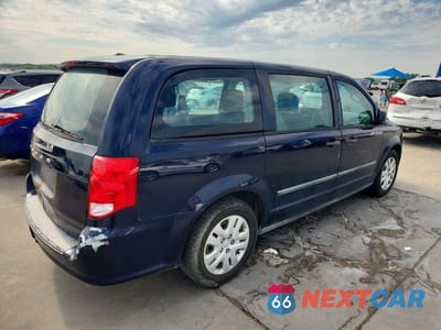 Trzecie zdjęcie samochodu z tyłu: 2015 DODGE GRAND CARAVAN SE VIN:2C4RDGBG8FR641748 - miniatura