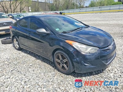 Czwarte zdjęcie samochodu z boku: 2011 HYUNDAI ELANTRA GLS VIN:5NPDH4AE5BH052998 - miniatura