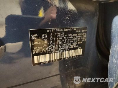 Zdjęcie 14 z 14 samochodu: 2020 SUBARU ASCENT TOURING VIN:4S4WMARD6L3416451 - miniatura