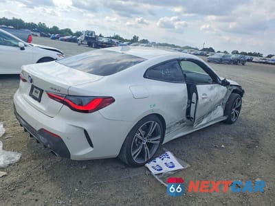 Trzecie zdjęcie samochodu z tyłu: 2021 BMW 430XI VIN:WBA73AP09MCF66907 - miniatura