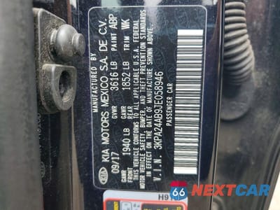 Zdjęcie 12 z 12 samochodu: 2018 KIA RIO LX VIN:3KPA24AB9JE058946 - miniatura