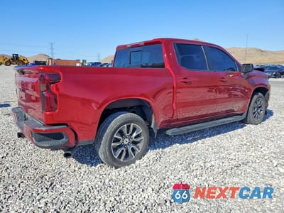 Trzecie zdjęcie samochodu z tyłu: 2021 CHEVROLET SILVERADO C1500 RST VIN:3GCPWDED3MG144840 - miniatura