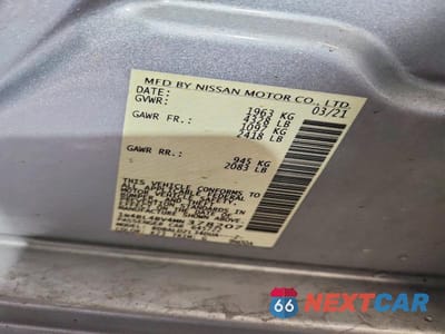 Zdjęcie 12 z 12 samochodu: 2021 NISSAN ALTIMA S VIN:1N4BL4BV4MN378207 - miniatura