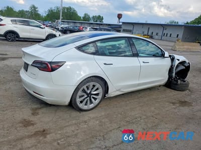 Trzecie zdjęcie samochodu z tyłu: 2022 TESLA MODEL 3 VIN:5YJ3E1EB7NF254327 - miniatura