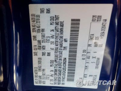 Zdjęcie 14 z 14 samochodu: 2014 FORD ESCAPE SE VIN:1FMCU0GX2EUC89284 - miniatura
