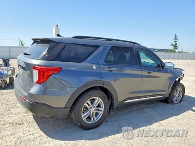 Trzecie zdjęcie samochodu z tyłu: 2021 FORD EXPLORER XLT VIN:1FMSK8DH4MGB87138 - miniatura