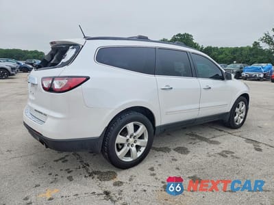 Trzecie zdjęcie samochodu z tyłu: 2016 CHEVROLET TRAVERSE LTZ VIN:1GNKVJKD2GJ317211 - miniatura