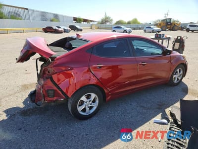 Trzecie zdjęcie samochodu z tyłu: 2014 HYUNDAI ELANTRA SE VIN:5NPDH4AE3EH481609 - miniatura