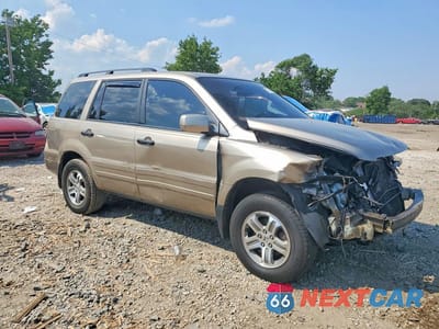 Czwarte zdjęcie samochodu z boku: 2005 HONDA PILOT EX VIN:5FNYF184X5B041887 - miniatura