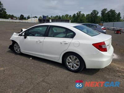 Drugie zdjęcie samochodu z przodu: 2012 HONDA CIVIC LX VIN:19XFB2F55CE312944 - miniatura
