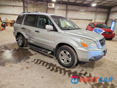 Czwarte zdjęcie samochodu z boku: 2005 HONDA PILOT EXL VIN:5FNYF186X5B041633 - miniatura