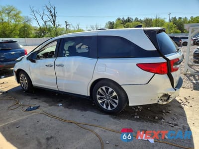 Drugie zdjęcie samochodu z przodu: 2022 HONDA ODYSSEY EXL VIN:5FNRL6H77NB006342 - miniatura