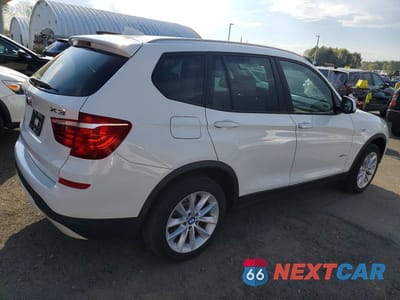 Trzecie zdjęcie samochodu z tyłu: 2016 BMW X3 XDRIVE28I VIN:5UXWX9C53G0D75250 - miniatura