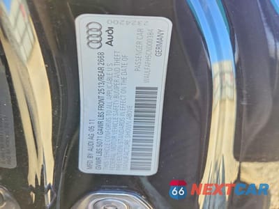 Zdjęcie 12 z 12 samochodu: 2012 AUDI A5 PREMIUM PLUS VIN:WAULFAFH5CN000384 - miniatura