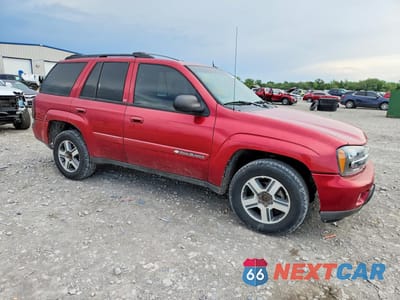 Czwarte zdjęcie samochodu z boku: 2004 CHEVROLET TRAILBLAZER LS VIN:1GNDT13S442366119 - miniatura