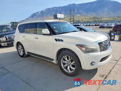 Czwarte zdjęcie samochodu z boku: 2012 INFINITI QX56 BASE VIN:JN8AZ2ND1C9716105 - miniatura