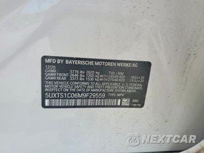 Zdjęcie 12 z 12 samochodu: 2021 BMW X3 M VIN:5UXTS1C06M9F29559 - miniatura
