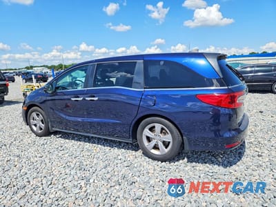 Drugie zdjęcie samochodu z przodu: 2019 HONDA ODYSSEY EXL VIN:5FNRL6H77KB080436 - miniatura